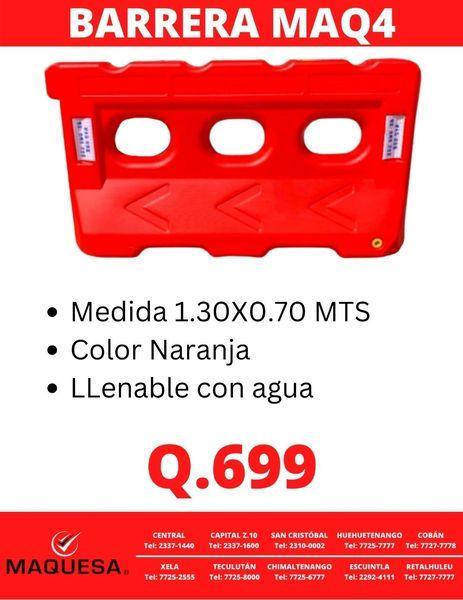 BARRERA MAQ4 ROJA en Retalhuleu - Imagen 1