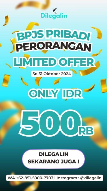 DILEGALIN - PERSONAL BPJS REGISTRATION in Indonesia - Image 1