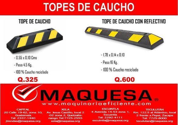 TOPES REFLECTIVOS DE CAUCHO en Retalhuleu - Imagen 1