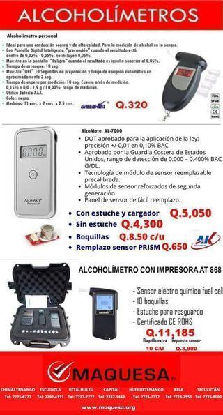ALCOHOLIMETRO PROFESIONAL en Retalhuleu - Imagen 1