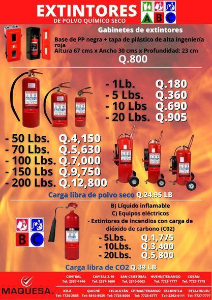 EXTINTORES CERTIFICADOS en Retalhuleu - Imagen 1