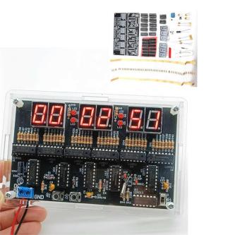 6 Digits DIY Clock Kit Auto Display Time DIY Alarm Clock … in Brisbane - Image 1