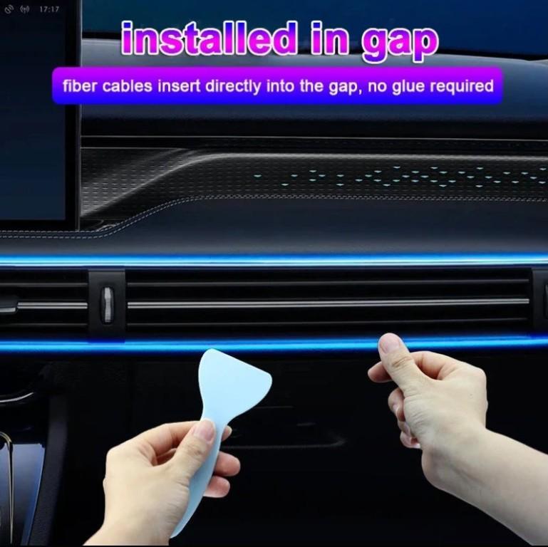 Car Interior RGB LED Light Strip in Flint - Image 1