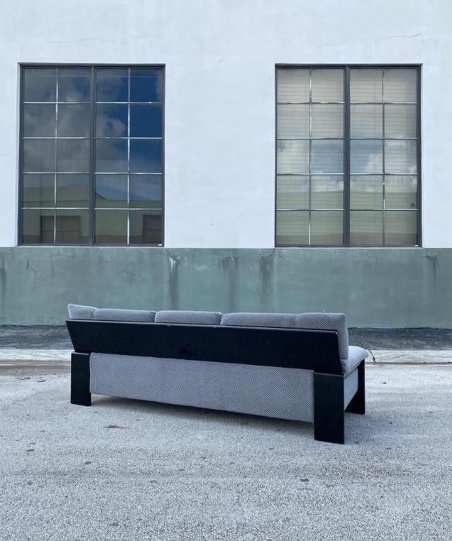 POST MODERN BLACK SOFA IN THE STYLE OF SAPPORO in Clarksville - Image 3