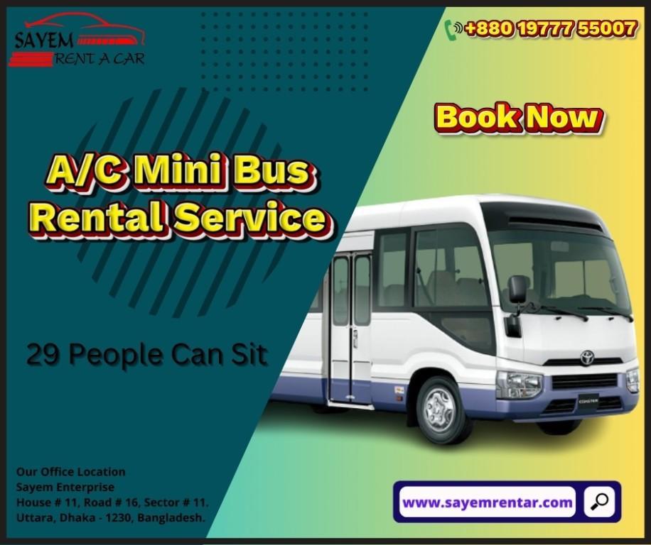 Mini bus Rent in Bangladesh in Dhaka - Image 1