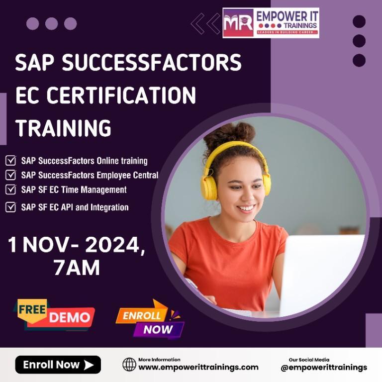 SAP SuccessFactors EC Certification Training in India - Image 1