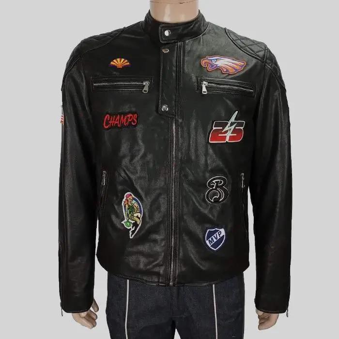 Custom Patches Men’s Cafe Racer Jacket in Palāni - Image 1