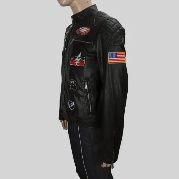 Custom Patches Men’s Cafe Racer Jacket in Palāni - Image 3