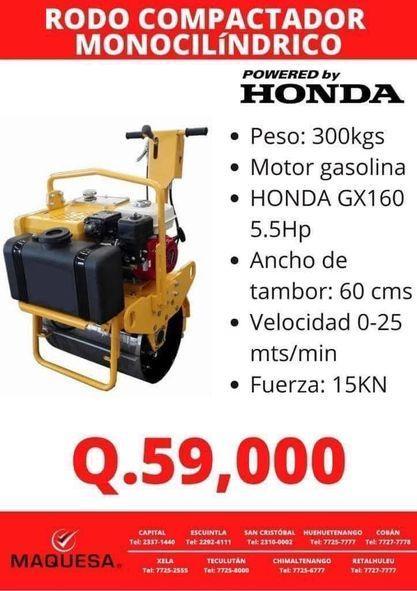 RODO COMPACTADOR 300 KG en Guatemala - Imagen 1