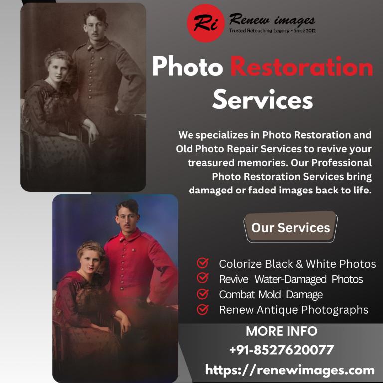 Professional Photo Restoration & Old Photo Repair Service - Rene in Burbank - Image 1