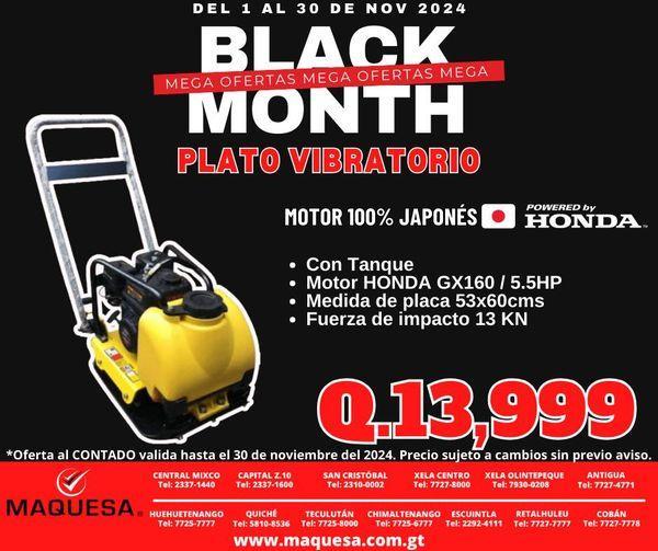 PLATO VIBRATORIO HONDA en Guatemala - Imagen 1