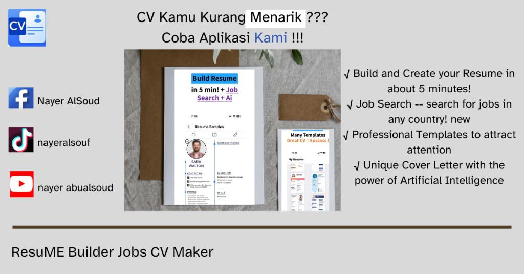 ResuME Builder - Job CV Maker in Samarinda - Image 1