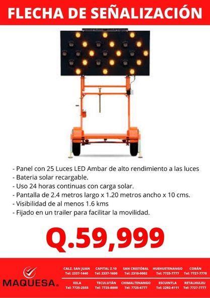 FLECHA LED PARA SEÑALIZACIÓN en Retalhuleu - Imagen 1