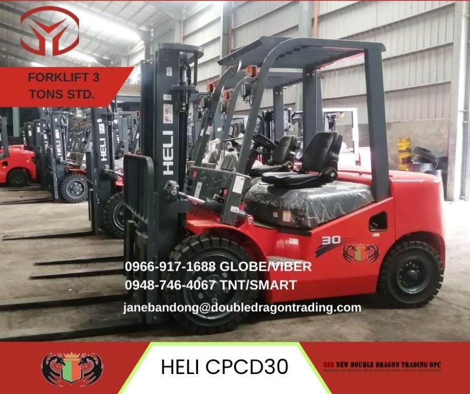 HELI CPCD30 FORKLIFT 3 TONS STD... in Philippines - Image 1