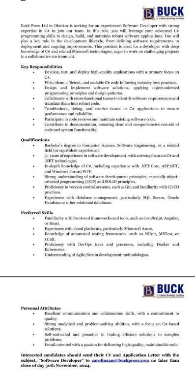 Software Developer in Ghana - Image 1