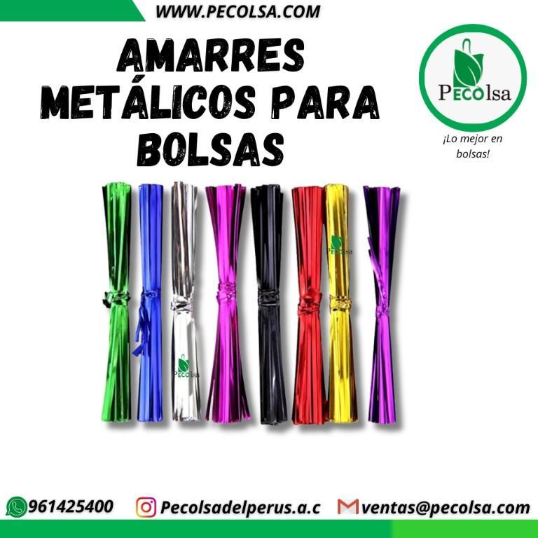AMARRES METÁLICOS PARA BOLSAS en Lima - Imagen 3