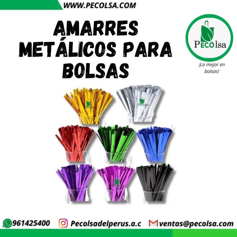 AMARRES METÁLICOS PARA BOLSAS en Lima - Imagen 4