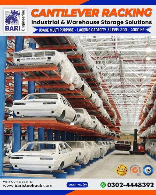 Warehouse Storage Rack | Textile Storage Rack | Fabric Roll Stor in Lahore - Image 4