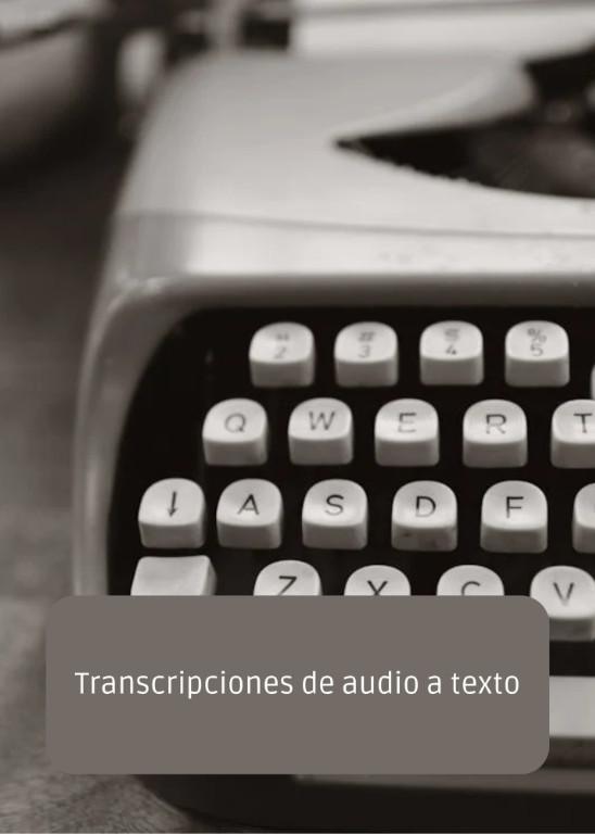 Transcripciones de audio a texto en Caucel - Imagen 1