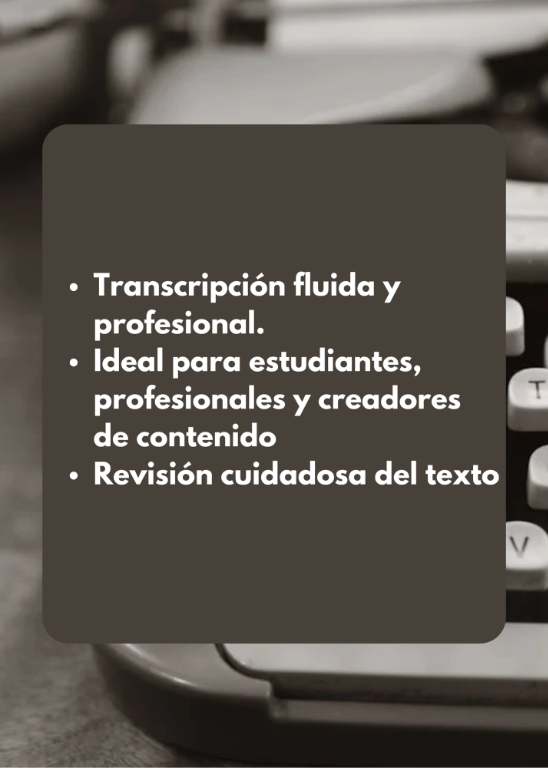 Transcripciones de audio a texto en Caucel - Imagen 2