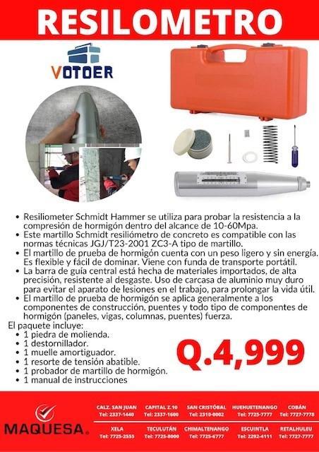 RESILIÓMETRO PARA CONCRETO en Guatemala - Imagen 2