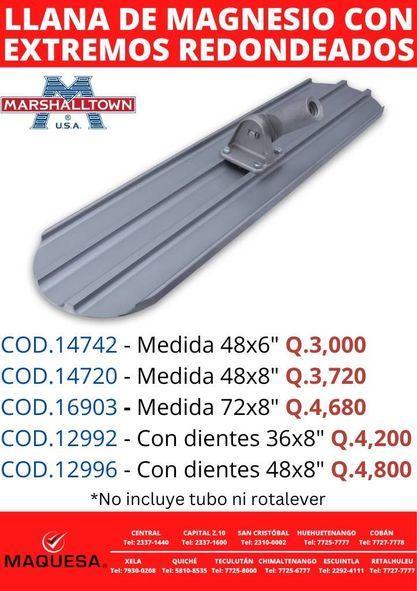 LLANA DE MAGNESIO en Retalhuleu - Imagen 1