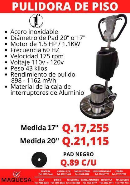 PULIDORAS PROFESIONALES PARA PISOS CERAMICOS en Cobán - Imagen 1