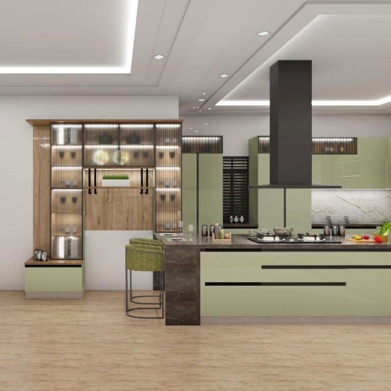 Small Modular Kitchen Design In Chandigarh in Panchkula - Image 1