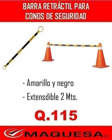 BARRA PLASTICA RETRACTIL en Retalhuleu - Imagen 1
