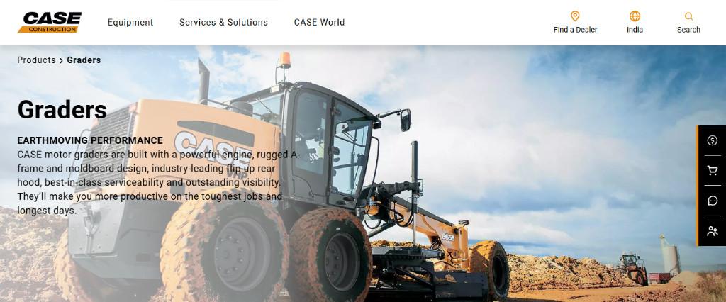 CASE Motor Graders in India - Image 1