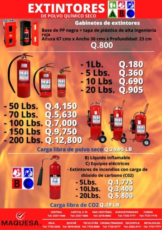 EXTINTORES CERTIFICADOS ABC en Guatemala - Imagen 2