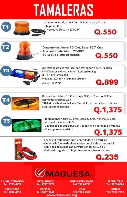 TAMALERAS CON LUZ LED JF en Guatemala - Imagen 2