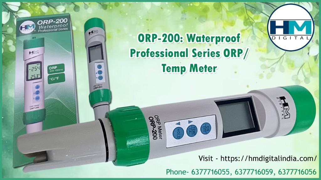 ORP-200 Waterproof Professional Series ORP/Temp Meter Hm Digital in Alwar - Image 1
