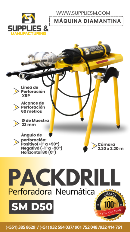 PACKDRILL | PERFORADORA PARA SUPERFICIE MINA PERÚ en Perú - Imagen 2