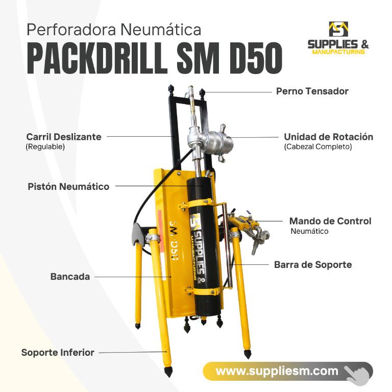 PERFORADOR PACK DRILL EXPLORACIÓN DIAMANTINA|VERSÁTIL Y PORTÁTIL en Perú - Imagen 1