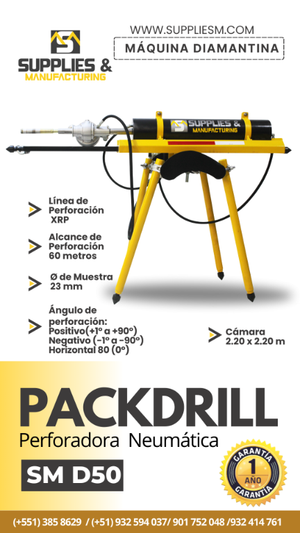 PACK DRILL XRP | PERFORACIÓN DIAMANTINA | INTERIOR MINA PE en Perú - Imagen 2