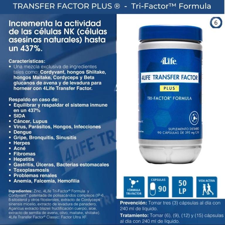 Transfer Factor Plus... Que es en Tibás - Imagen 5