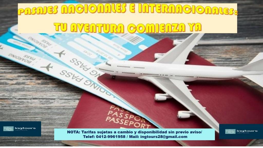 PASAJES NACIONALES E INTERNACIONALES CONECTAMOS CULTURAS en Caracas - Imagen 1