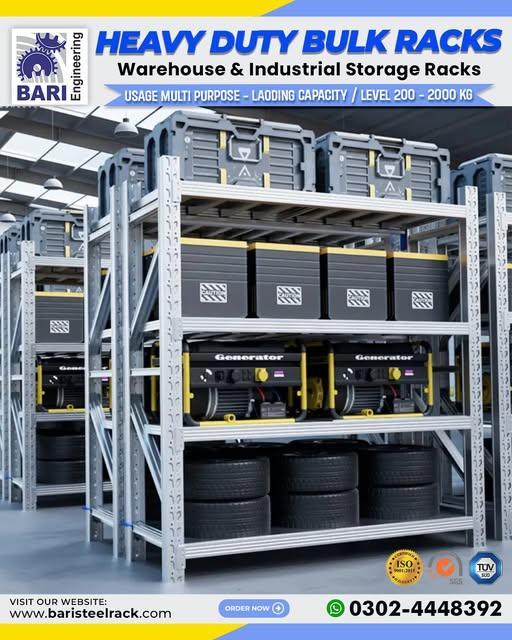 Warehouse Heavy Duty Rack | Logistics Warehouse Rack | Pharma In in Lahore - Image 4