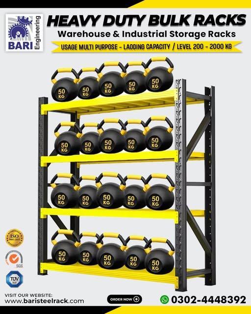 Warehouse Heavy Duty Rack | Logistics Warehouse Rack | Pharma In in Lahore - Image 3