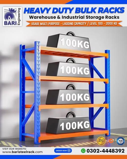 Workshop Rack | Auto Parts Storage Rack | Spare Parts Storage Ra in Lahore - Image 1