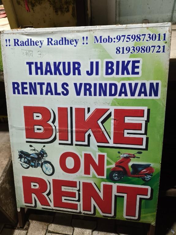 Thakur Ji Bike Rentals Vrindavan in Aligarh - Image 3