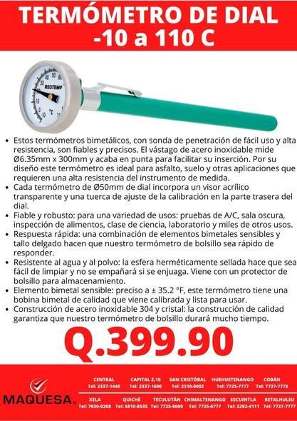 TERMOMETROS DIAL en Retalhuleu - Imagen 1