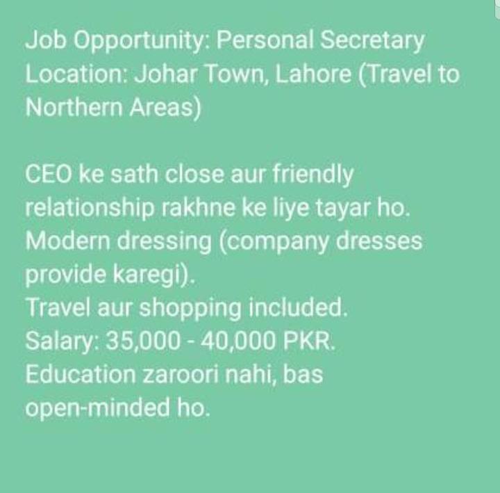 Personal Assistant in Cantonment - Image 1