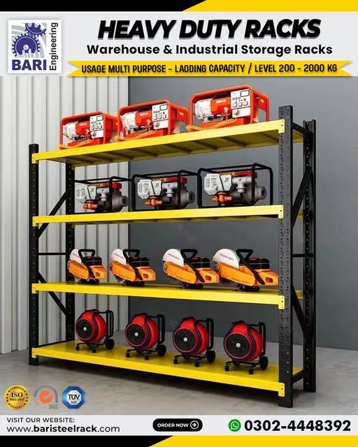 Warehouse Heavy Duty Rack | Textile Storage Rack | Fabric Roll S in Lahore - Image 2