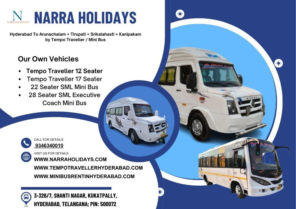 Best Affordable Mini Bus On Rent In Hyderabad in Chhindwāra - Image 1