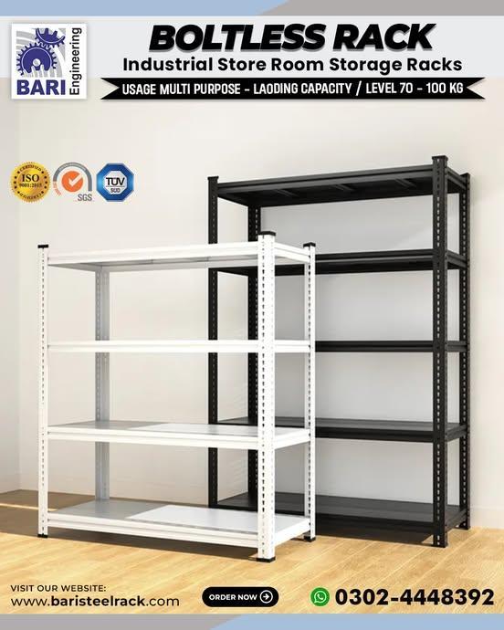 Storage Rack | Boltless Storage Rack | Store Room Rack | Store R in Lahore - Image 1