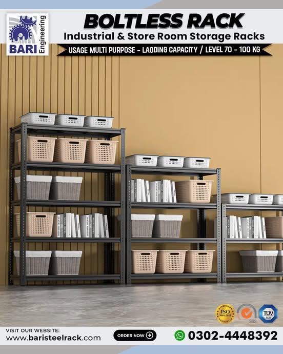 Storage Rack | Boltless Storage Rack | Store Room Rack | Store R in Lahore - Image 3