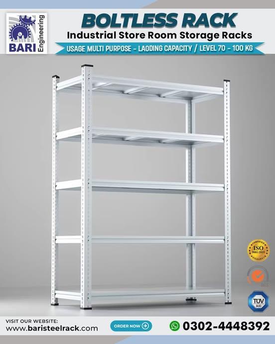 Storage Rack | Boltless Storage Rack | Store Room Rack | Store R in Lahore - Image 4