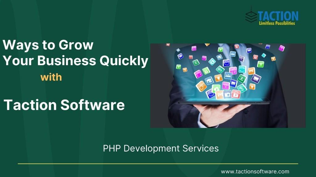 PHP Development Services - Taction Software in Palāni - Image 1